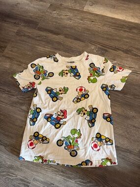Super Mario Short Sleeve Tee - White - Kids